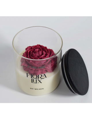 Картинка Свічка Flora Lux, з ароматом букету троянд