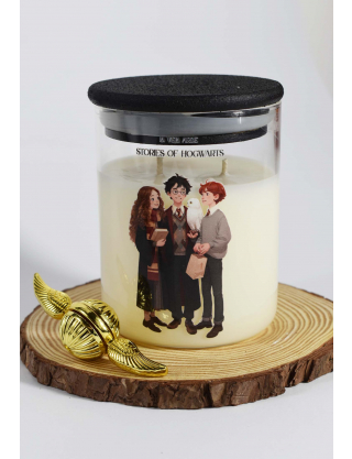 Картинка Свічка "Stories of Hogwarts" з ароматом - бузиновий нектар