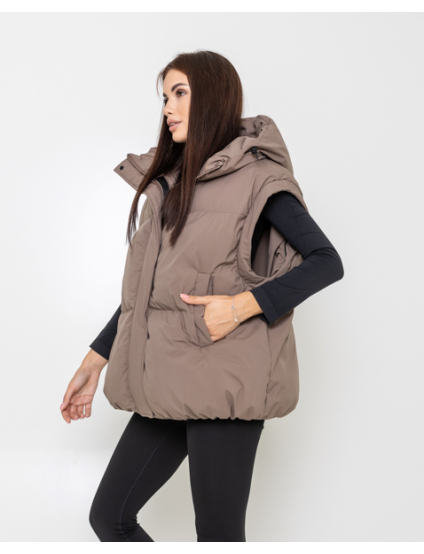 Картинка Пуховик світло-коричневий