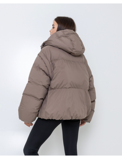 Картинка Пуховик світло-коричневий