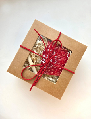 Картинка Новорічна керамічна прикраса [БУДИНОЧОК]