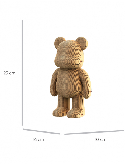 Картинка 3D-пазл ведмедик