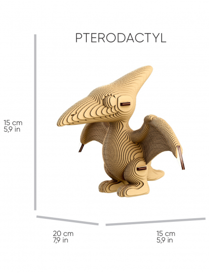 Картинка 3D-пазл "Тріо динозаврів"