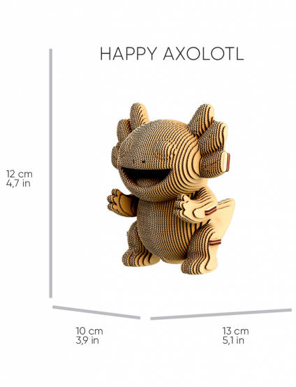 Картинка 3D-пазл AXOLOTLS TRIO