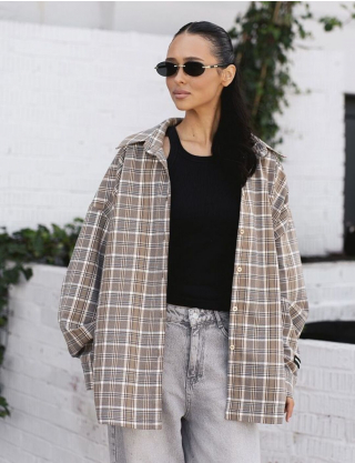 Картинка Сорочка темно-коричнева