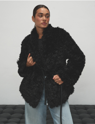 Картинка Шуба чорна