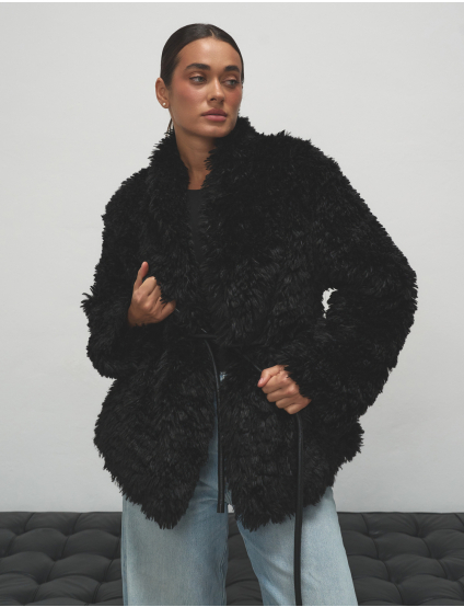 Картинка Шуба чорна