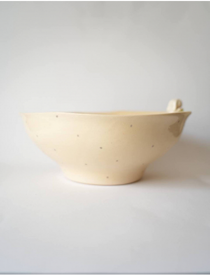 Картинка Керамічний салатник ручної роботи «Кролик з морквинкою»