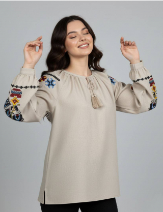 Картинка Вишиванка бежева