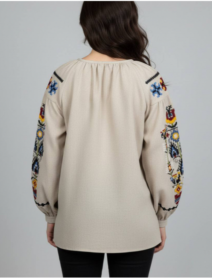 Картинка Вишиванка бежева