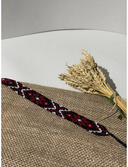 Картинка Чокер бордовий