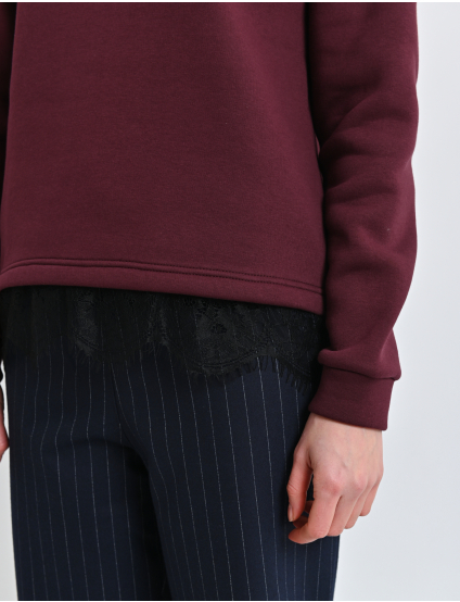 Картинка Світшот бордовий