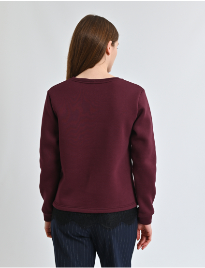 Картинка Світшот бордовий