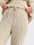 Картинка В’язані штани з об’ємним фактурним плетінням