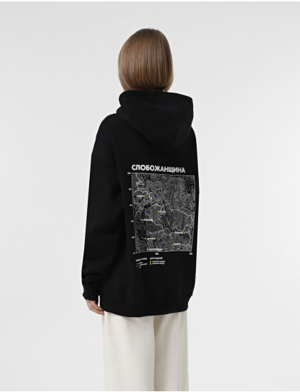 Картинка Худі чорний Слобожанщина