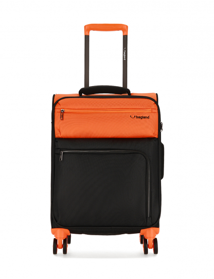 Картинка Валіза помаранчево-чорна Stella M