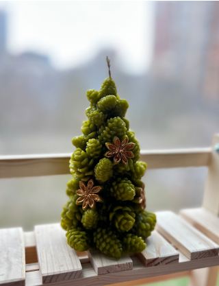 Картинка Свічка зелена