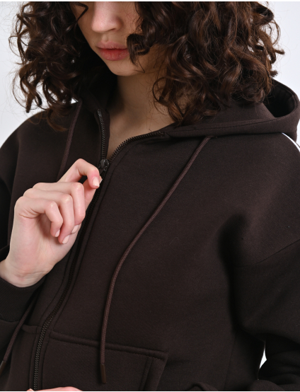 Картинка Костюм коричневий