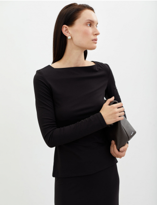 Лонгслів чорний Картинка Лонгслів чорний