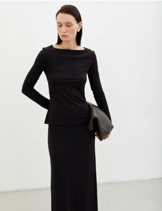 Лонгслів чорний Картинка Лонгслів чорний