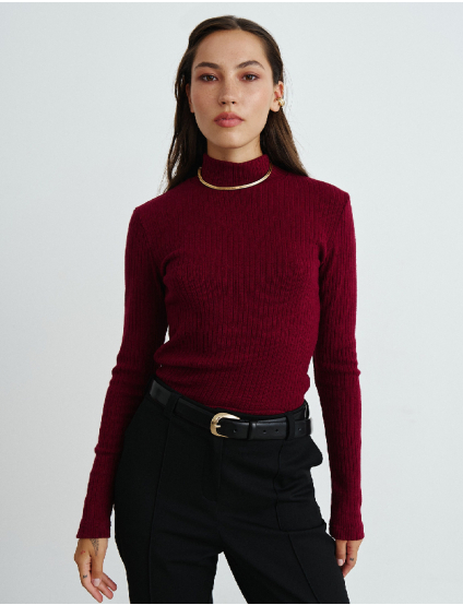 Картинка Гольф бордовий