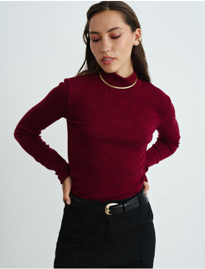 Картинка Гольф бордовий