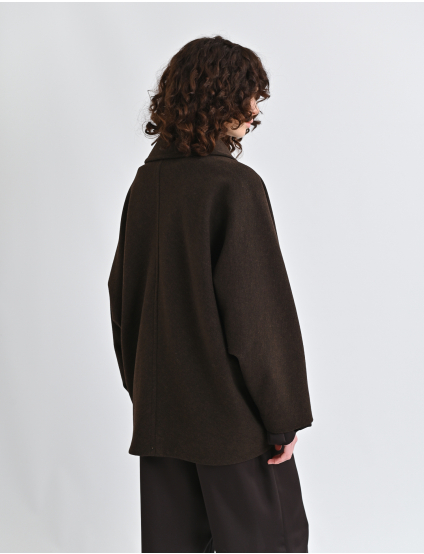 Картинка Пальто коричневе