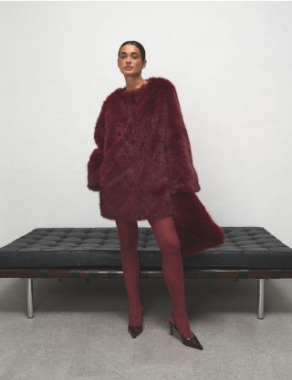 Картинка Шуба бордова