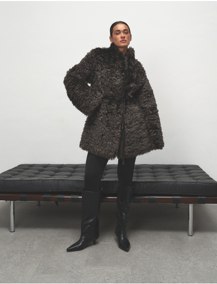 Картинка Шуба коричнева