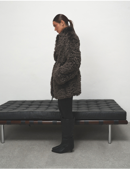 Картинка Шуба коричнева