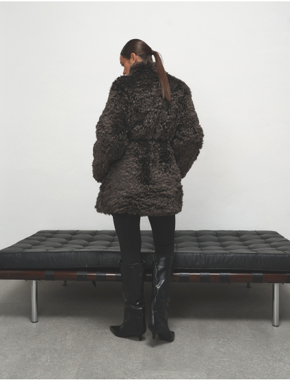 Картинка Шуба коричнева