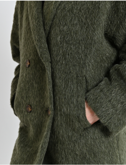 Картинка Пальто темно-зелене