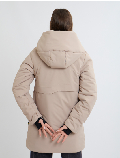 Картинка Пуховик бежевий