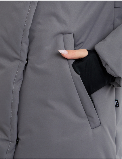 Картинка Пуховик сірий