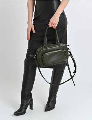 Картинка Сумка темно-зелена