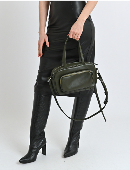 Картинка Сумка темно-зелена