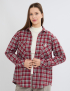 Картинка Сорочка в клітинку прямого силуету