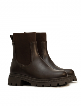 Картинка Черевики темно-коричневі