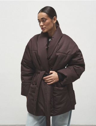 Картинка Пуховик шоколадний