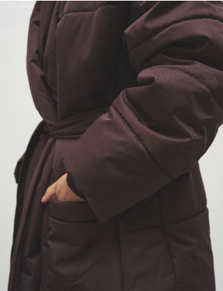 Картинка Пуховик шоколадний