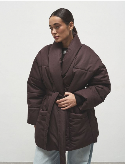 Картинка Пуховик шоколадний