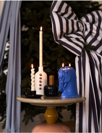 Картинка Свічка синій кінь