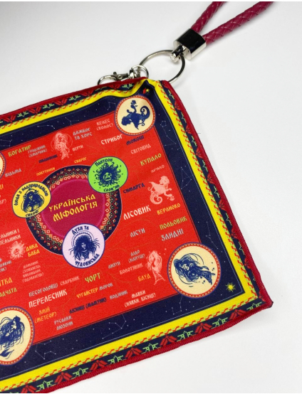 Картинка Дизайнерський брелок-хустка "Українська міфологія"