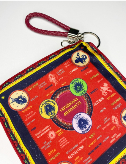 Картинка Дизайнерський брелок-хустка "Українська міфологія"