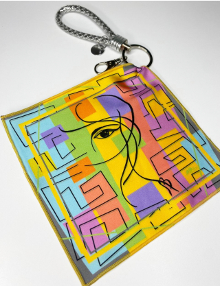 Картинка Дизайнерський брелок-хустка "Погляд"