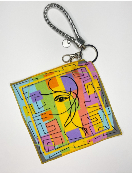 Картинка Дизайнерський брелок-хустка "Погляд"