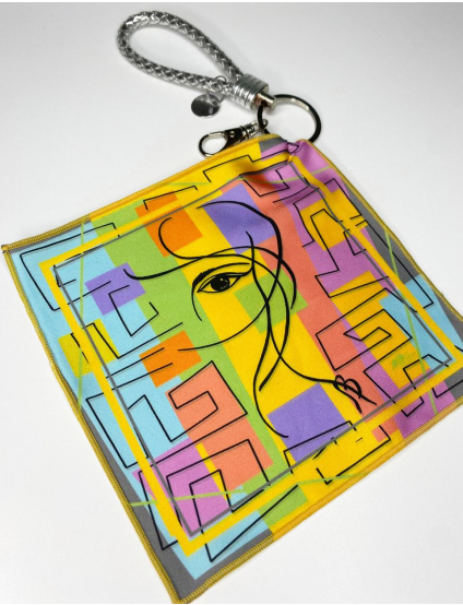 Картинка Дизайнерський брелок-хустка "Погляд"