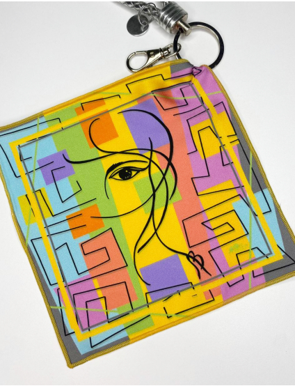 Картинка Дизайнерський брелок-хустка "Погляд"