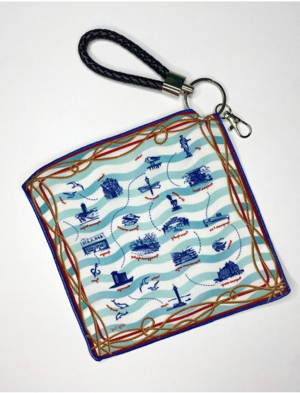 Картинка Дизайнерський брелок-хустка "Моя Одеса" з колекції "Міста України"