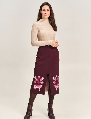 Картинка Спідниця бордова